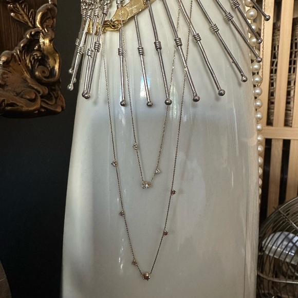 WWAKE 3-Step Diamond + 14K Necklace - Picture 7 of 8